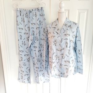 New VICTORIA'S SECRET poodle PAJAMAS SET M